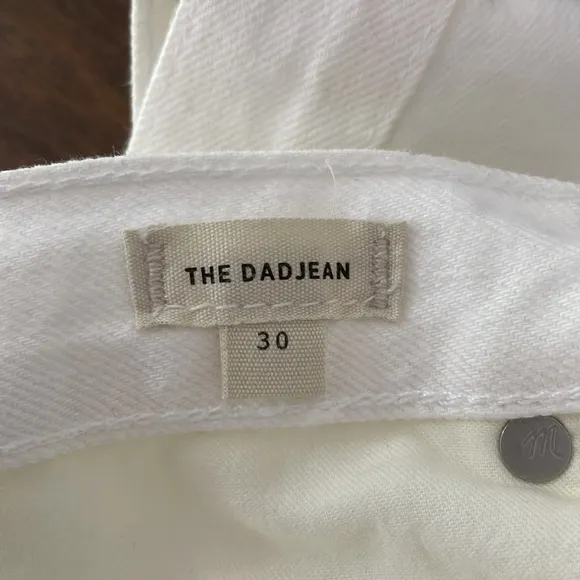 Madewell White Dad Jeans