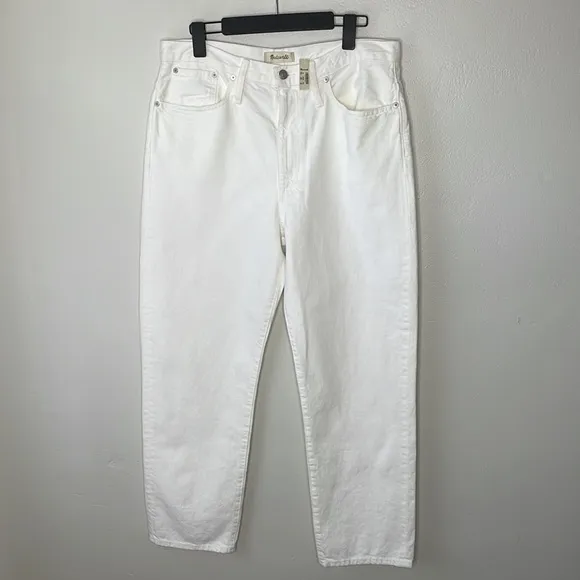 Madewell White Dad Jeans