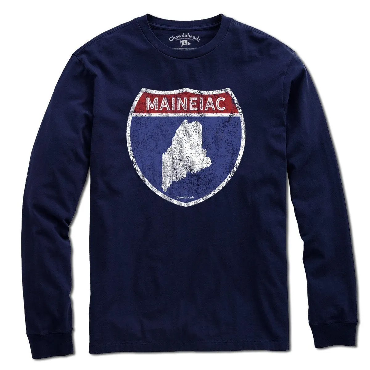 Maineiac Highway Sign T-Shirt