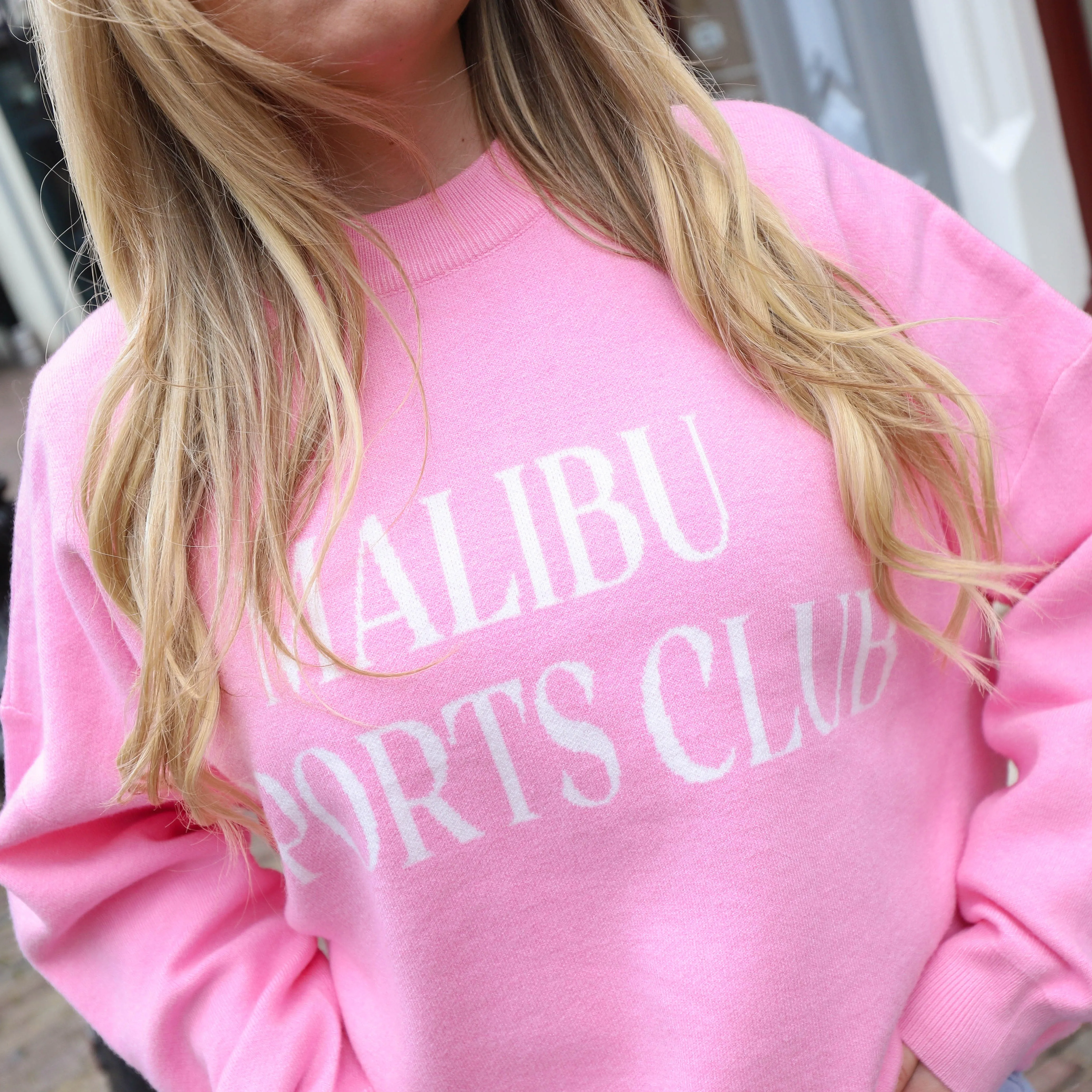 Malibu sweater roze