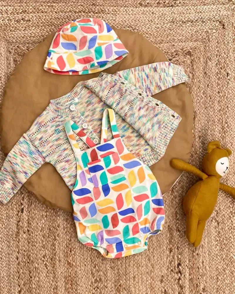 Mallorca - Kaleidoscope Baby Bubble Romper