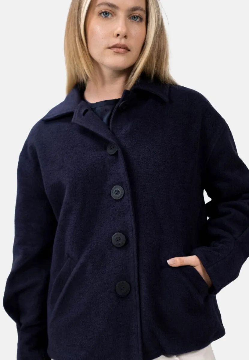 Malmo Organic Cotton Cocoon Jacket | Blackbird
