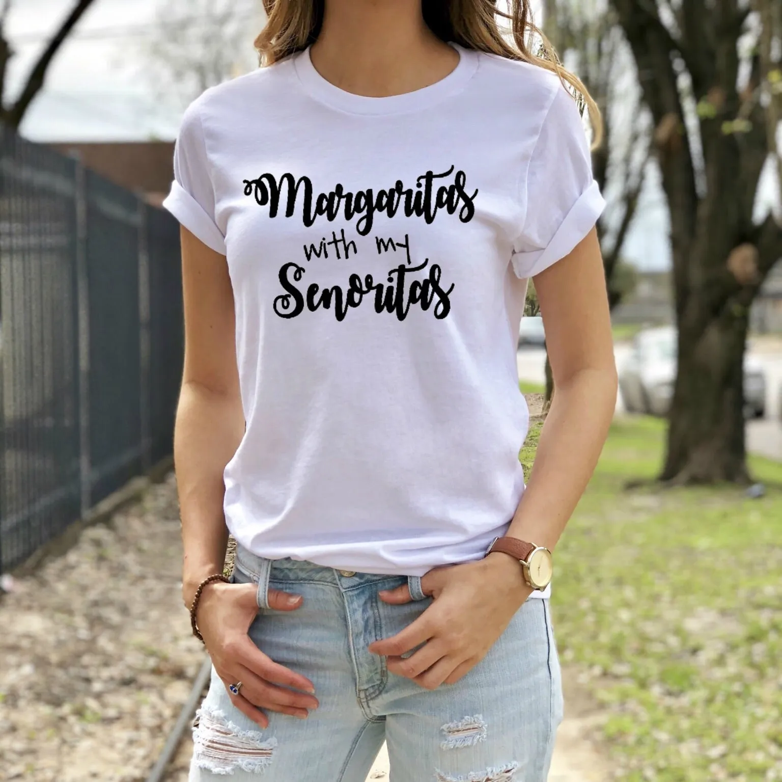 Margaritas with my Senorita’s T-Shirt | Southern Sugar Studio