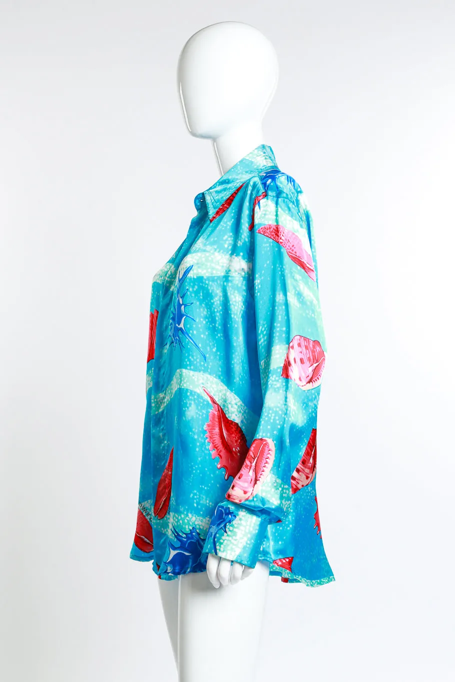 Marine Print Blouse