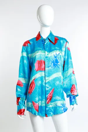 Marine Print Blouse