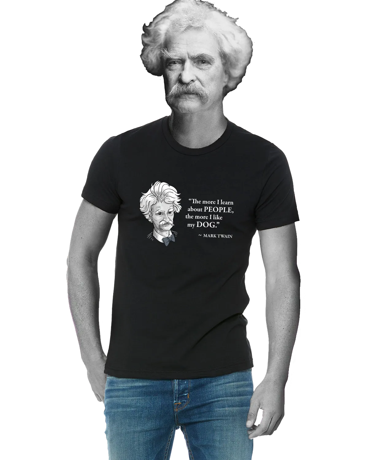 Mark Twain on Dogs - Men's Edition