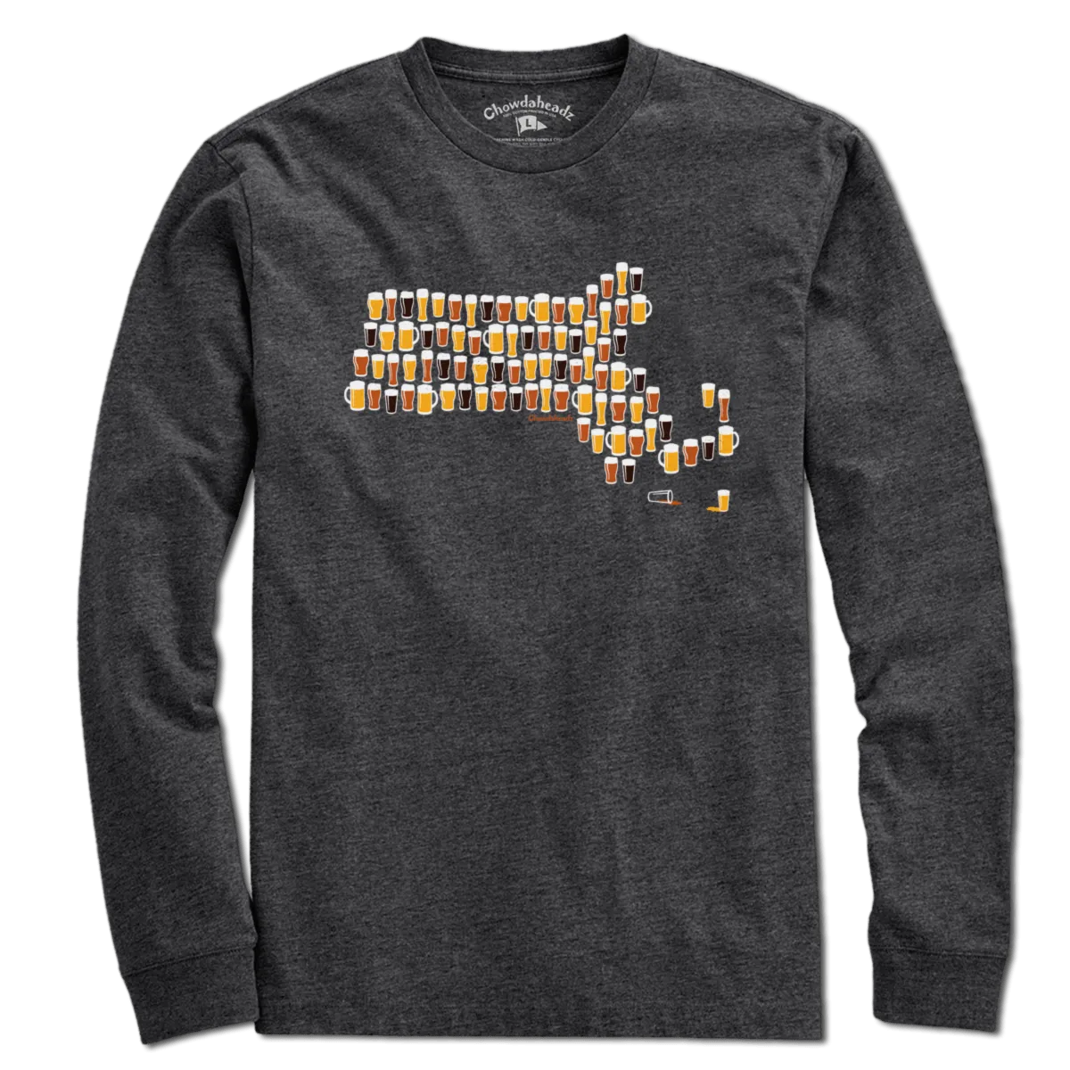 Massachusetts Beer Glasses T-Shirt