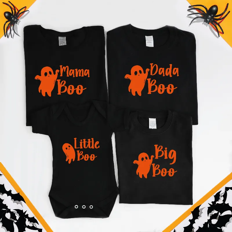 Matching Halloween Boo Ghost T-shirts