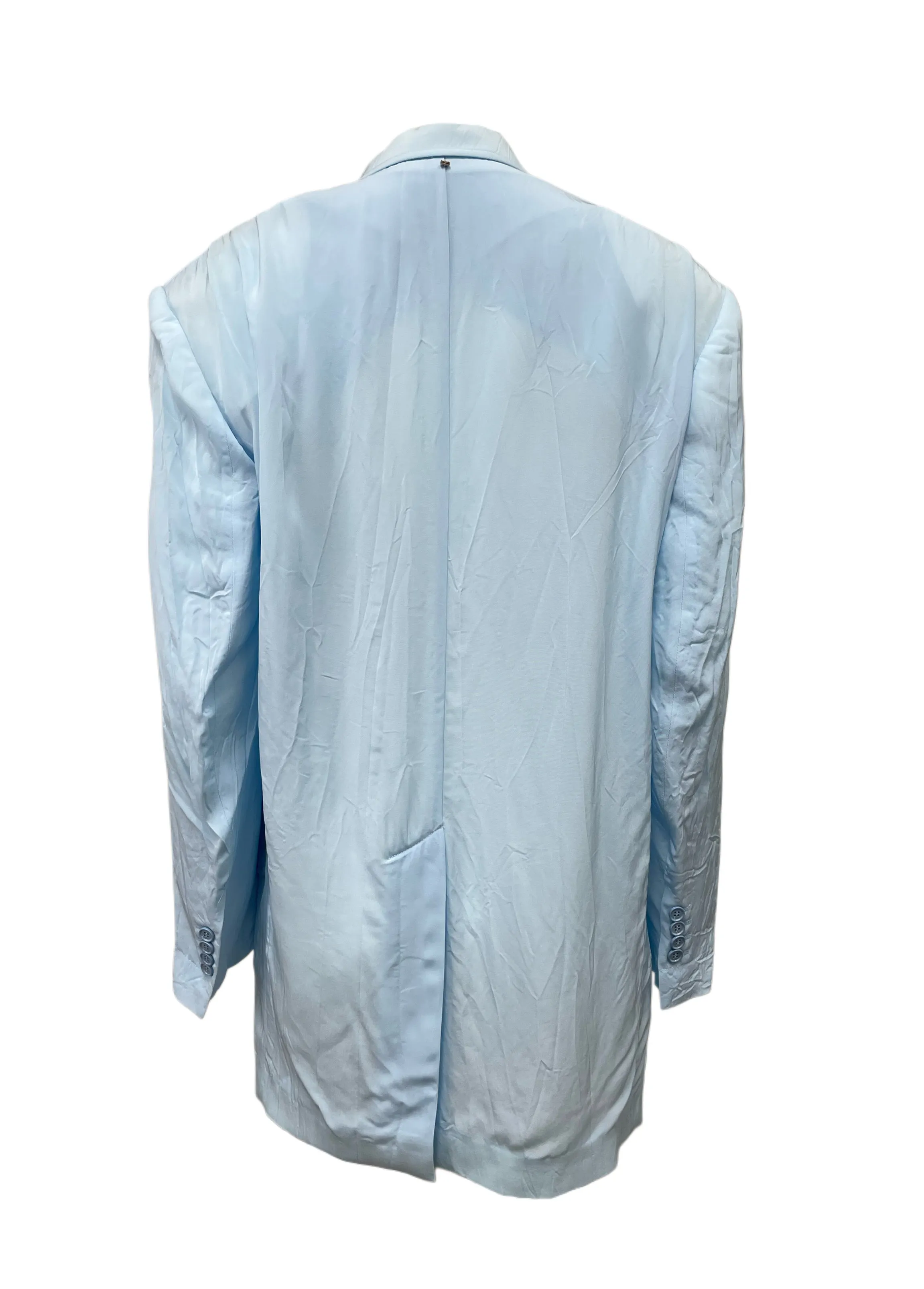 Max Mara Women's Light Blue Zelig Fashion Oversized Jacket NWT