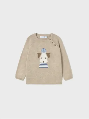 Mayoral Toddler Boy Dog Motif Jumper