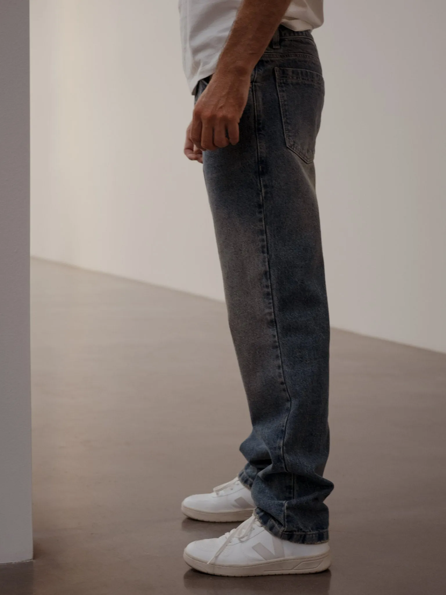 MEN RIGHT FIT JEAN - VINTAGE BLUE 20S