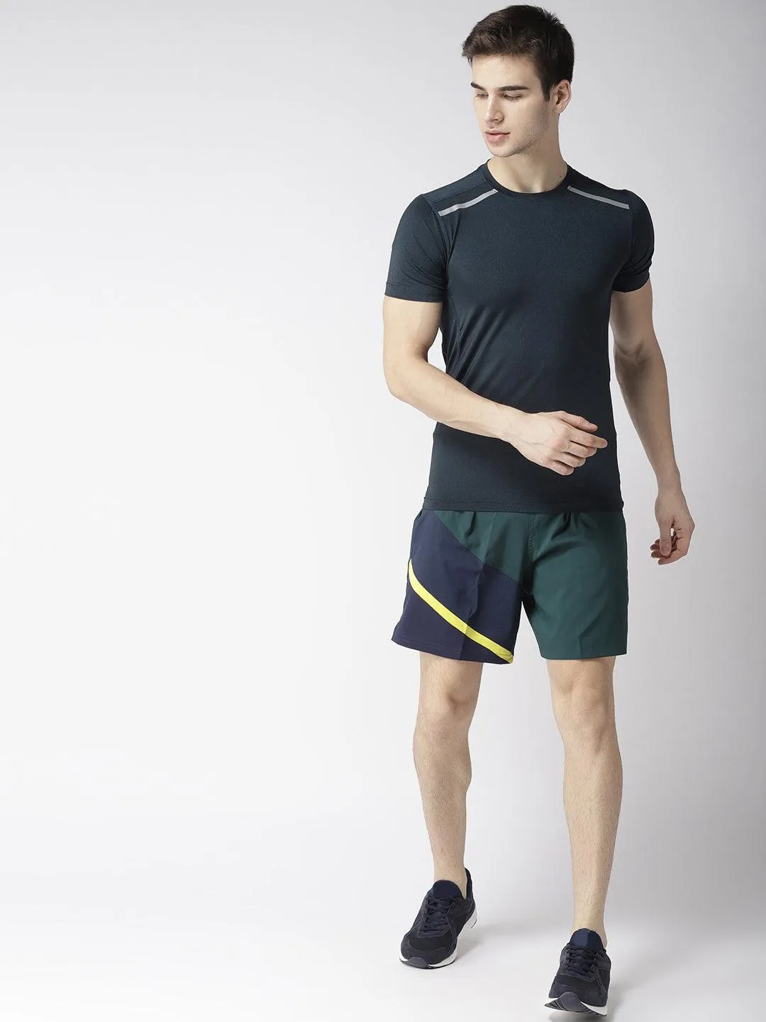 Men's Fitted Short Sleeve Navy Training T-shirt