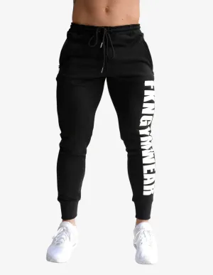 Men's Gym Track Pants | Quadfit | Black