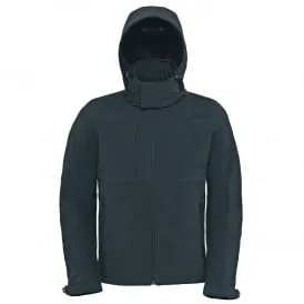 Men's hooded softshell jacket
