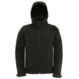 Men's hooded softshell jacket