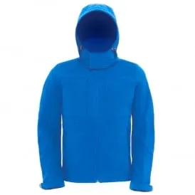Men's hooded softshell jacket
