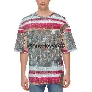 Men’s Oversized Short-Sleeve T-Shirt FLAG