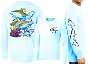 Men’s Performance Caribbean Reef Sharks Long Sleeve