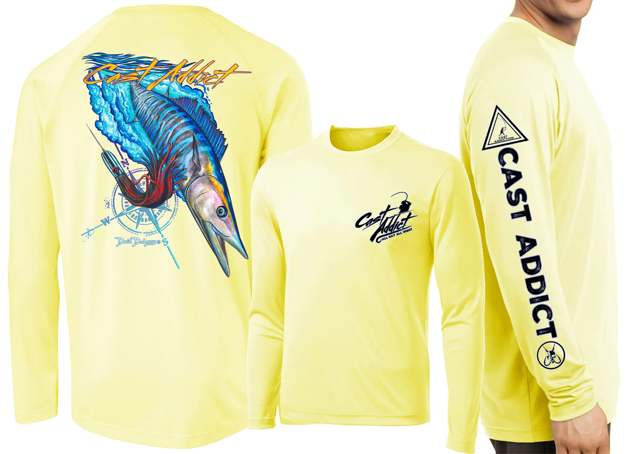 Men’s Performance Cast Addict Wahoo Long Sleeve