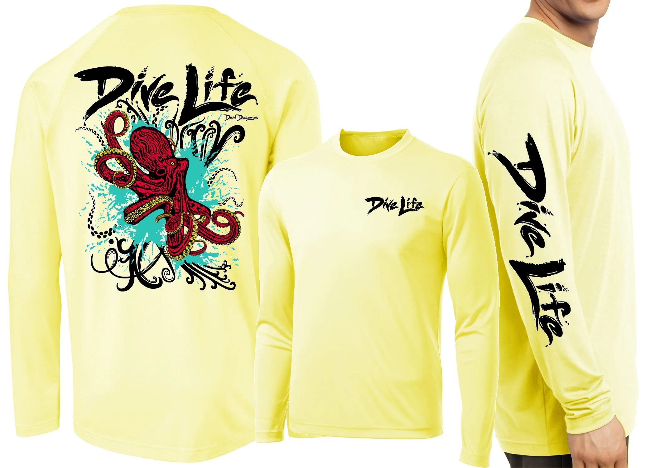 Men’s Performance Dive Life Octopus Long Sleeve