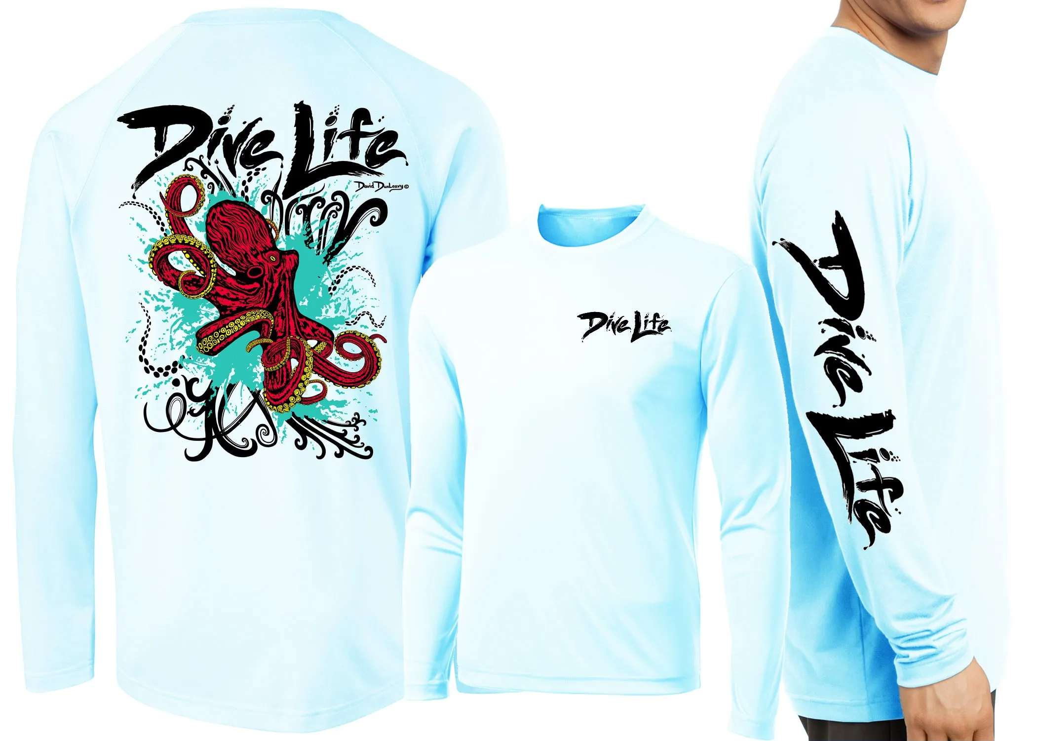 Men’s Performance Dive Life Octopus Long Sleeve