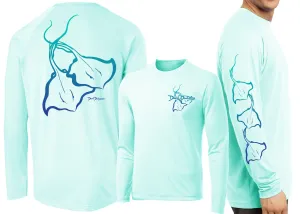Men’s Performance Dive Rays Deco Long Sleeve