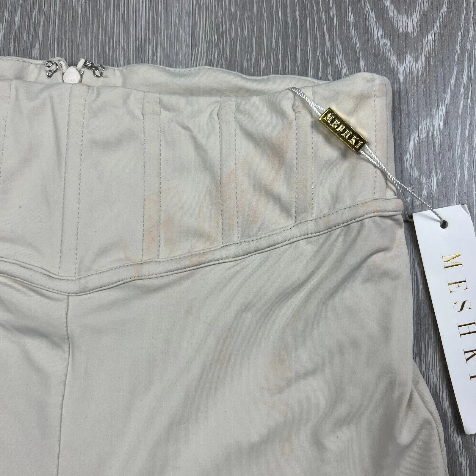 Meshki Chaya High Waisted Boned Bike Short Size Small (New with marks)