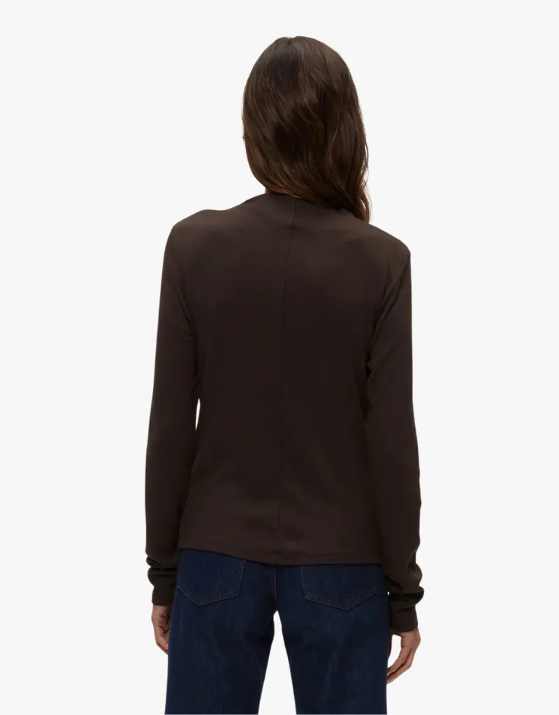 Michael Stars Janine Mock Neck Top in Java