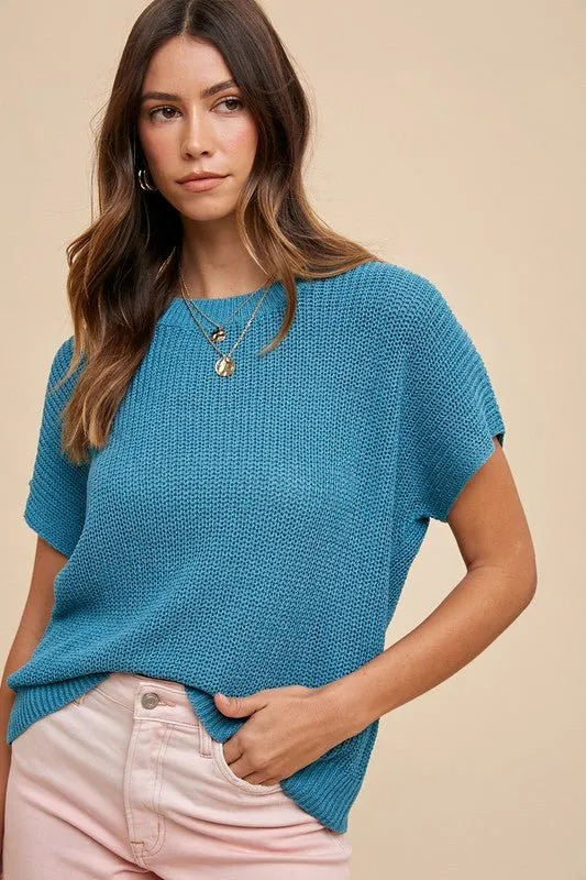 Mindy Short Sleeve Sweater