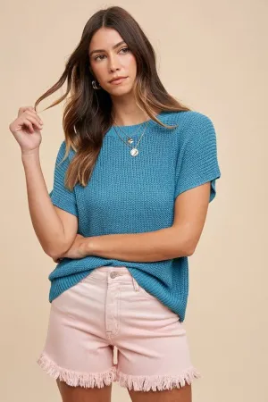 Mindy Short Sleeve Sweater