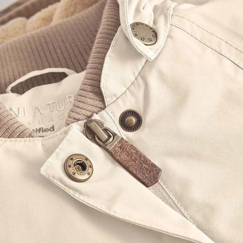 Mini A Ture - Wang fleece lined winter jacket - Angora cream