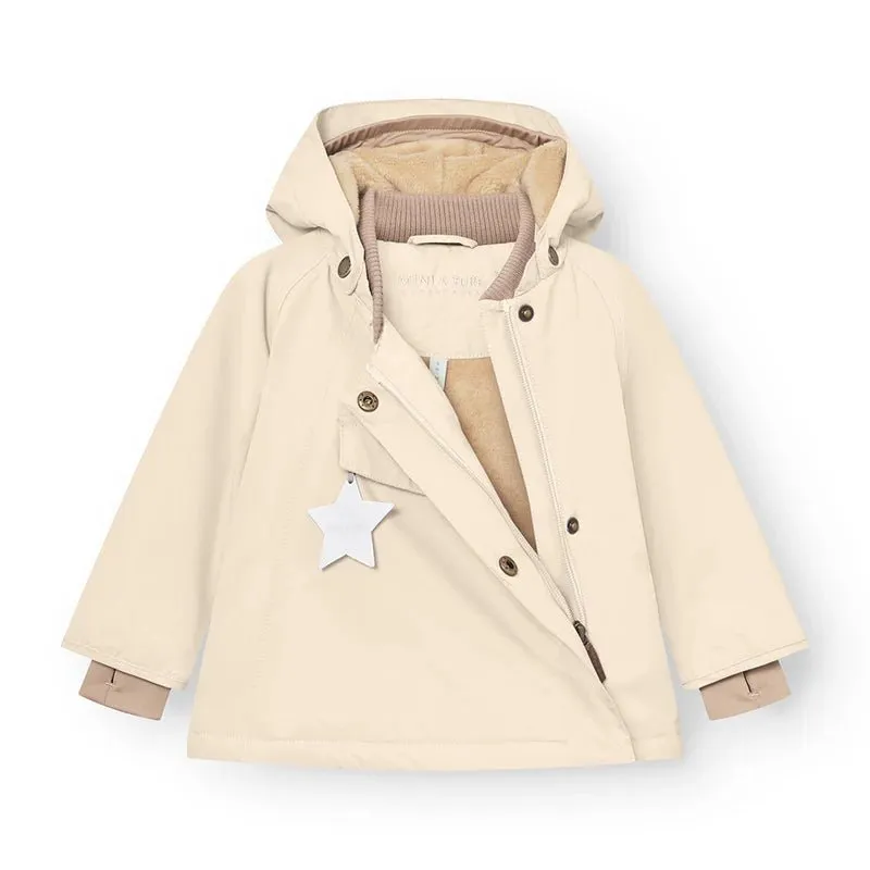 Mini A Ture - Wang fleece lined winter jacket - Angora cream
