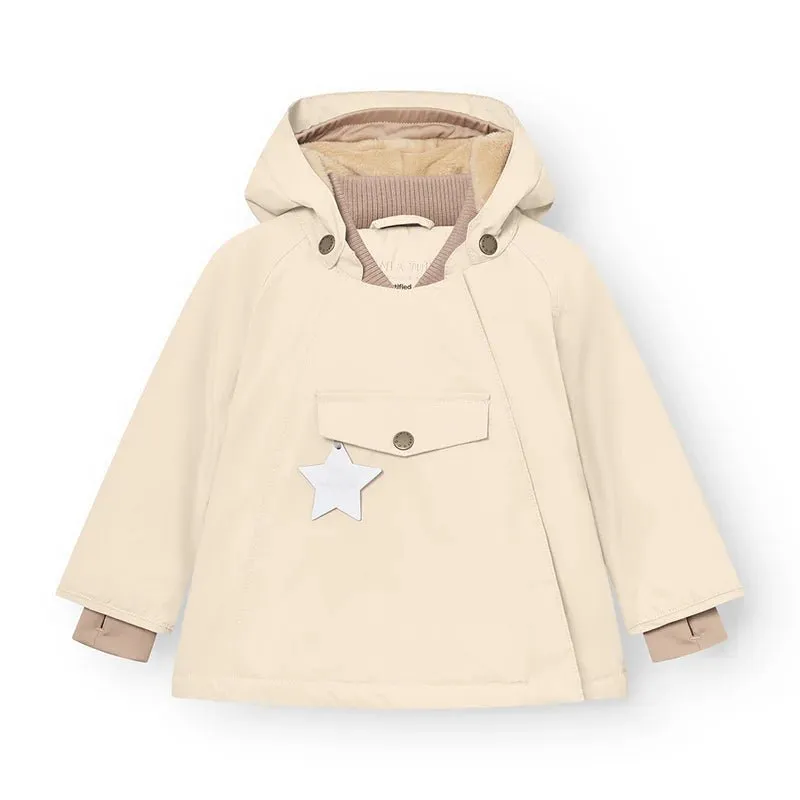 Mini A Ture - Wang fleece lined winter jacket - Angora cream