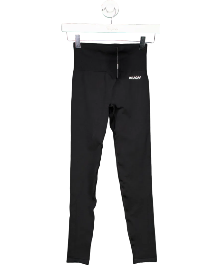 Misaga Seamless Recycled Leggings Black UK XS