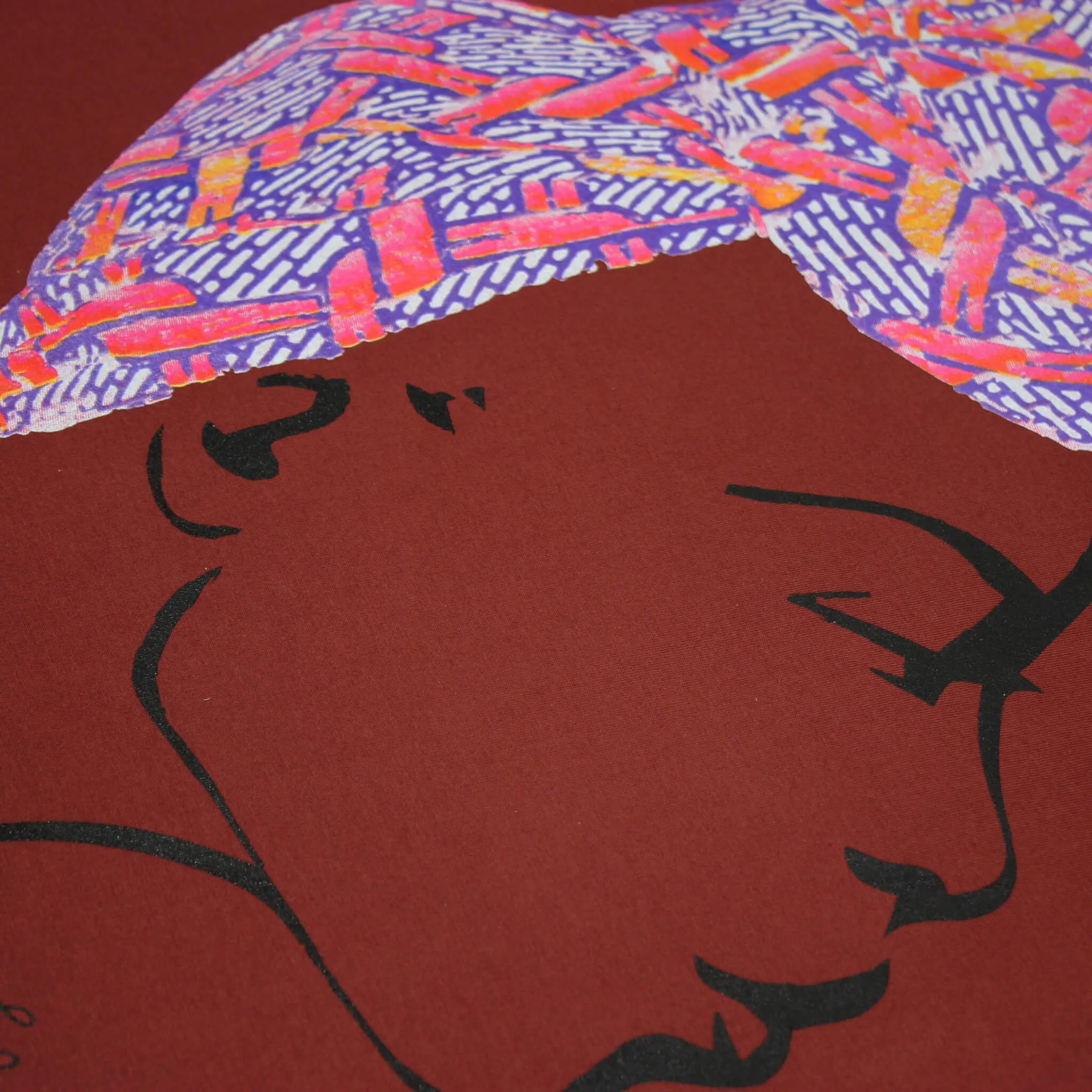 MISS AFRICA WITH SOCIAL SATURDAY HEAD WRAP (UNISEX SHORT SLEEVE T-SHIRT)