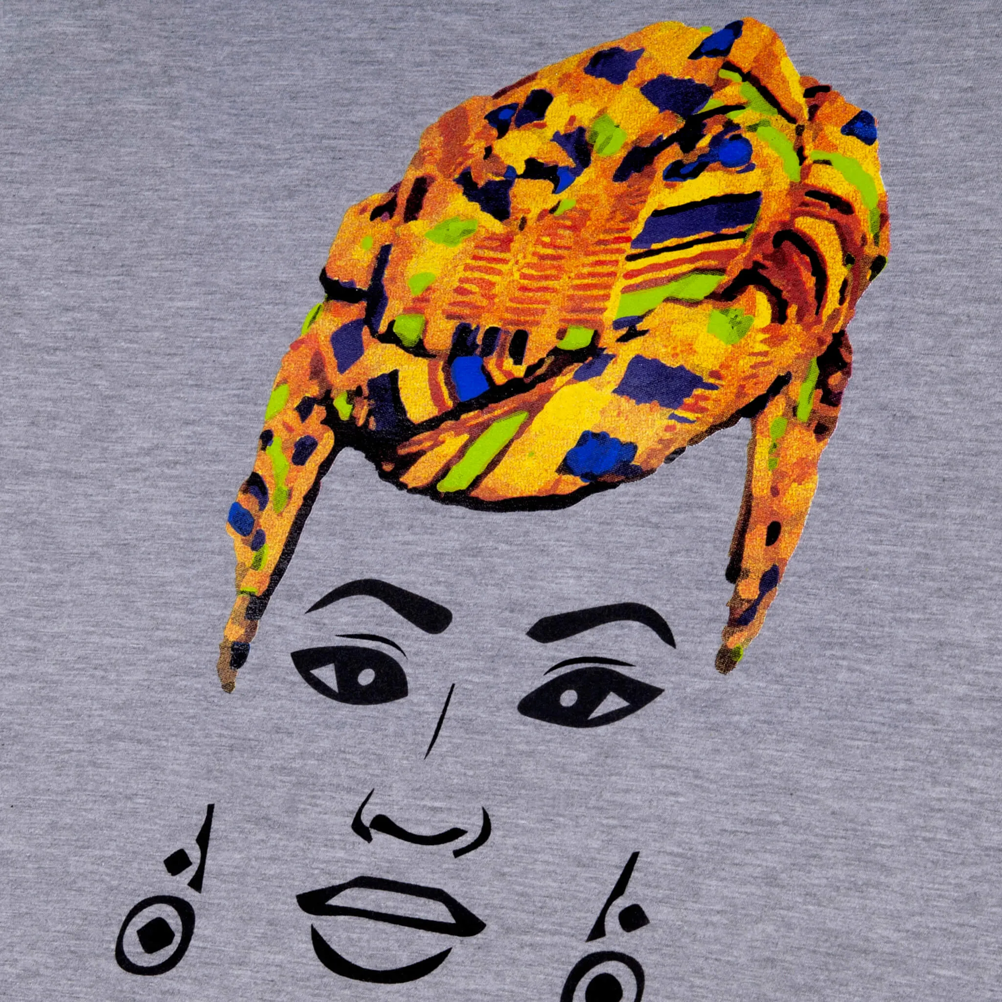 MISS AFRICA WITH TRADITIONAL WEDDING HEAD WRAP (LADIES SHORT SLEEVE T-SHIRT)