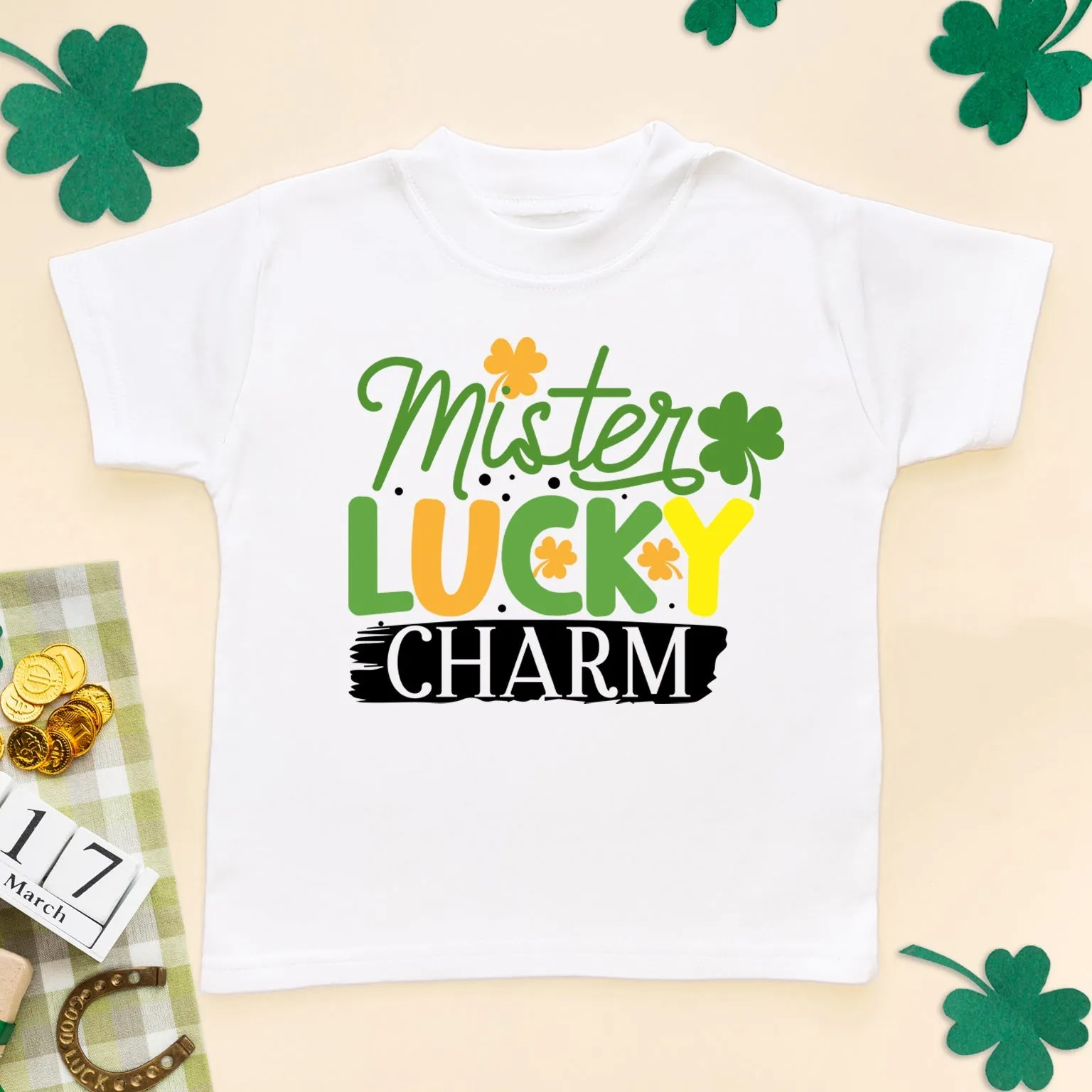 Mister Lucky Charm St Patrick's Day Toddler T Shirt