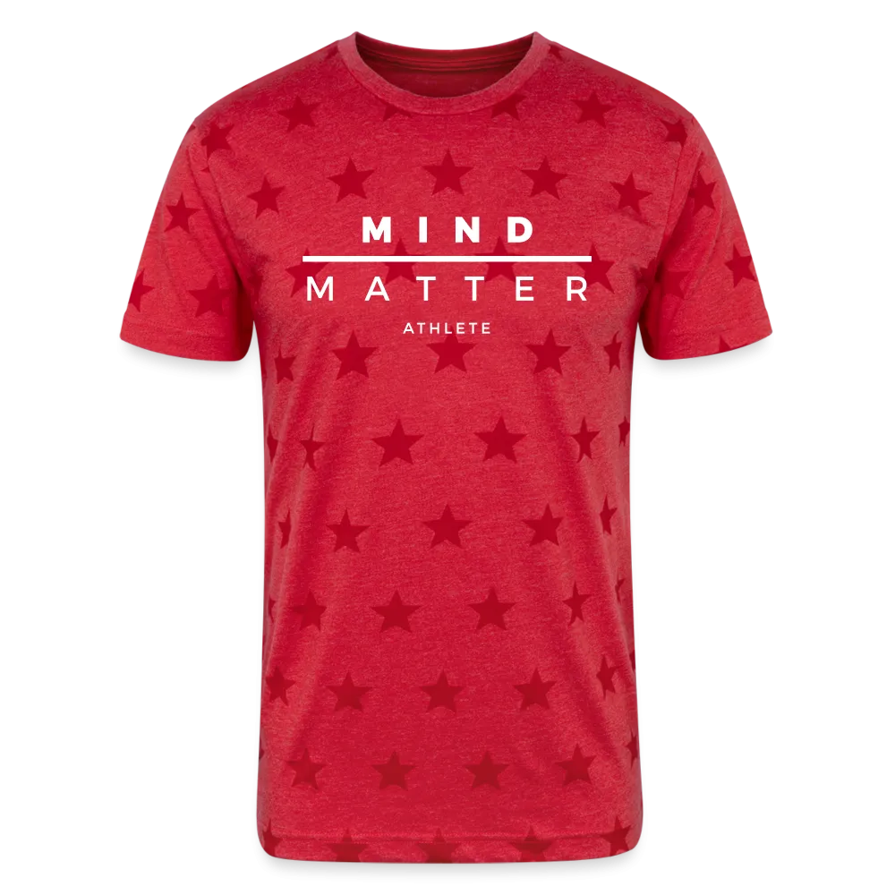 MM Athlete - Unisex Adult Star Printed T-Shirt