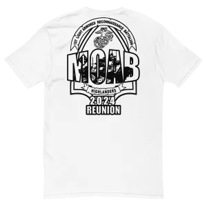 MOAB REUNION 2024 WHITE FITTED T-SHIRT