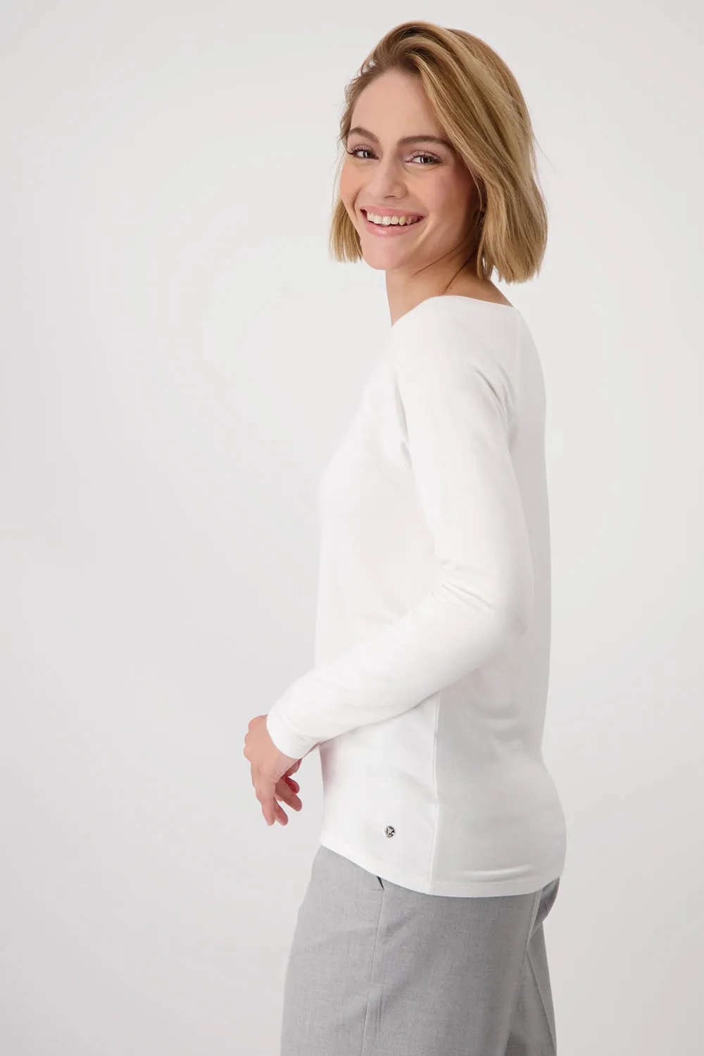 Monari Long sleeve Basic T-shirt 808653