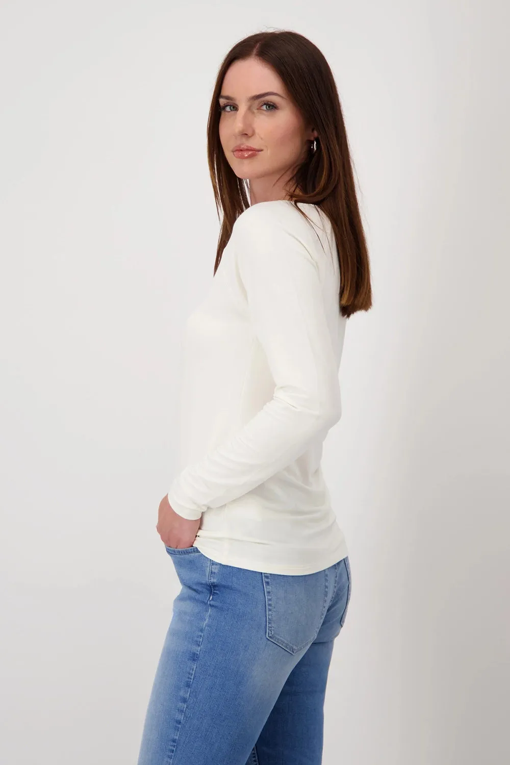 Monari Long sleeve Basic T-shirt 808653