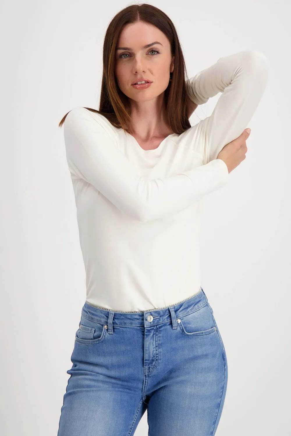 Monari Long sleeve Basic T-shirt 808653