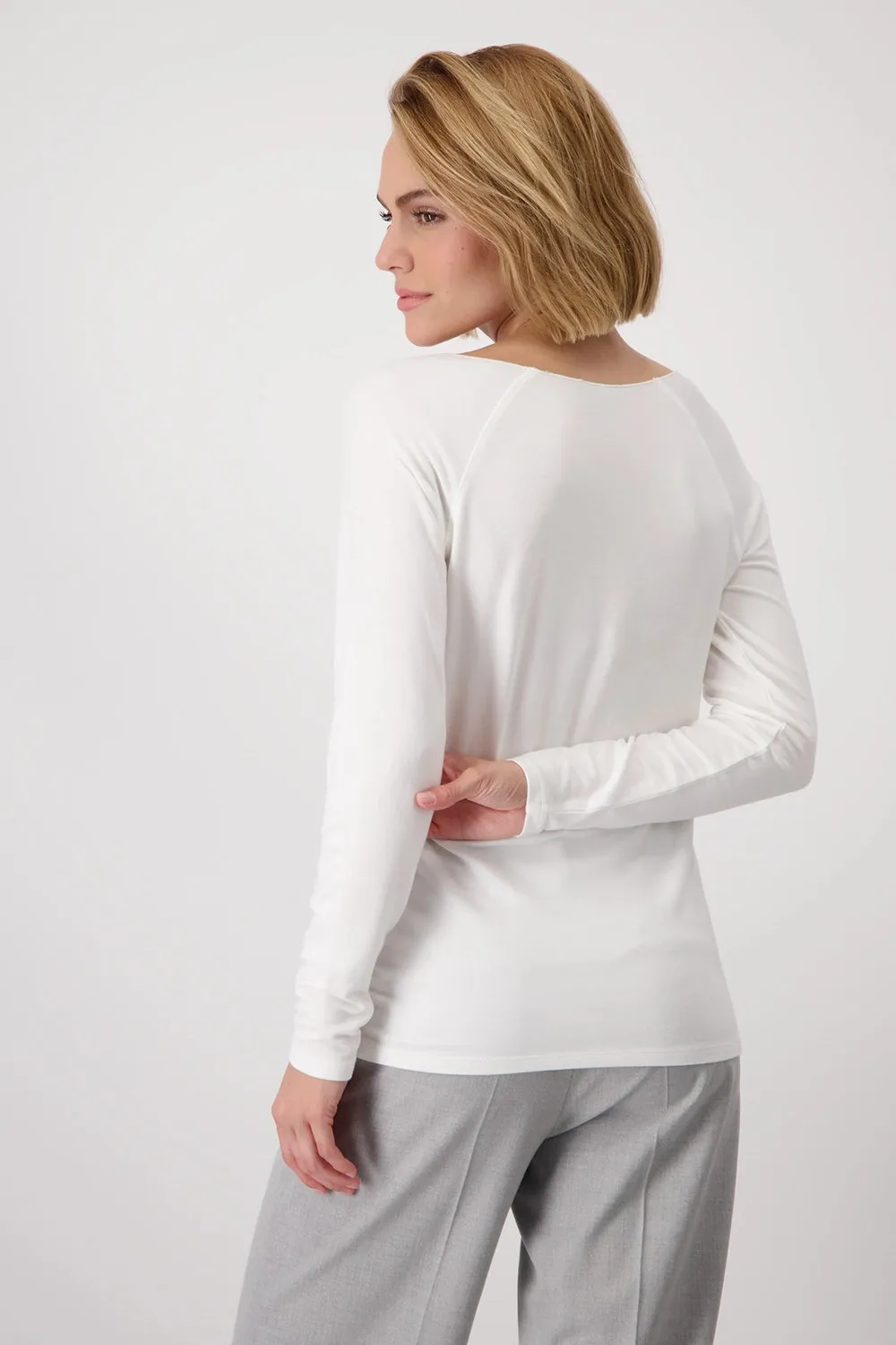 Monari Long sleeve Basic T-shirt 808653