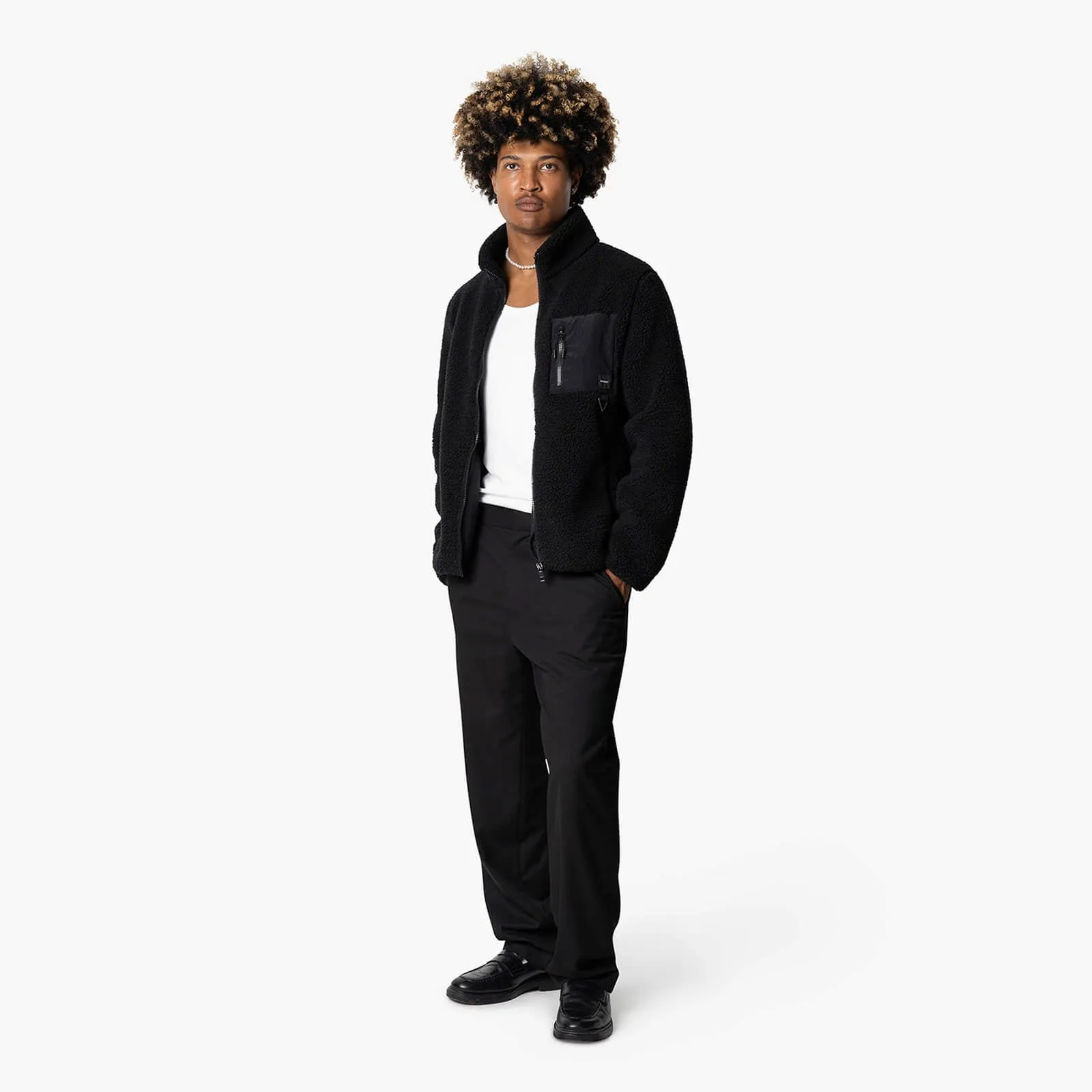 MONTAGNE ZIP JACKET | BLACK/BLACK