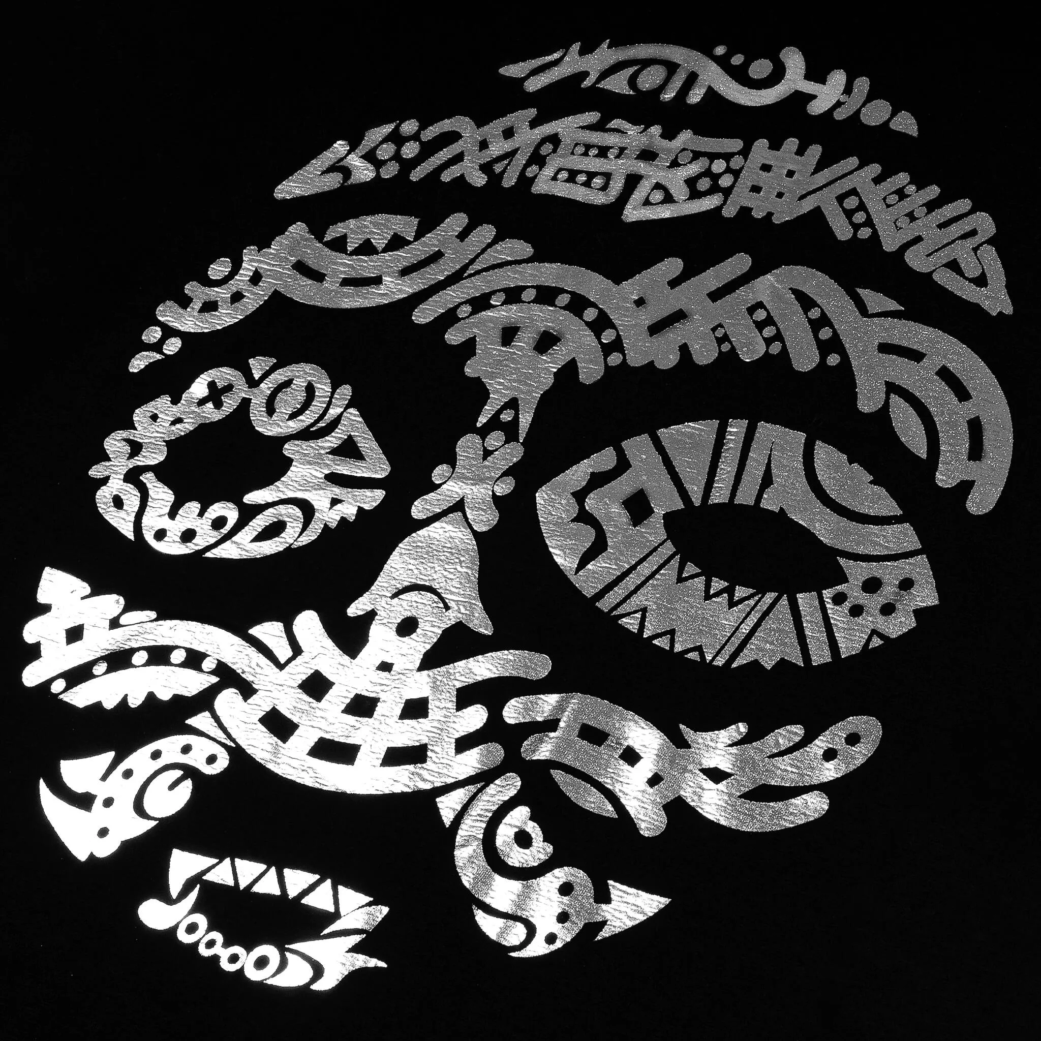 MORROCO SILVER METALLIC WARRIOR MASK (UNISEX SHORT SLEEVE T-SHIRT)