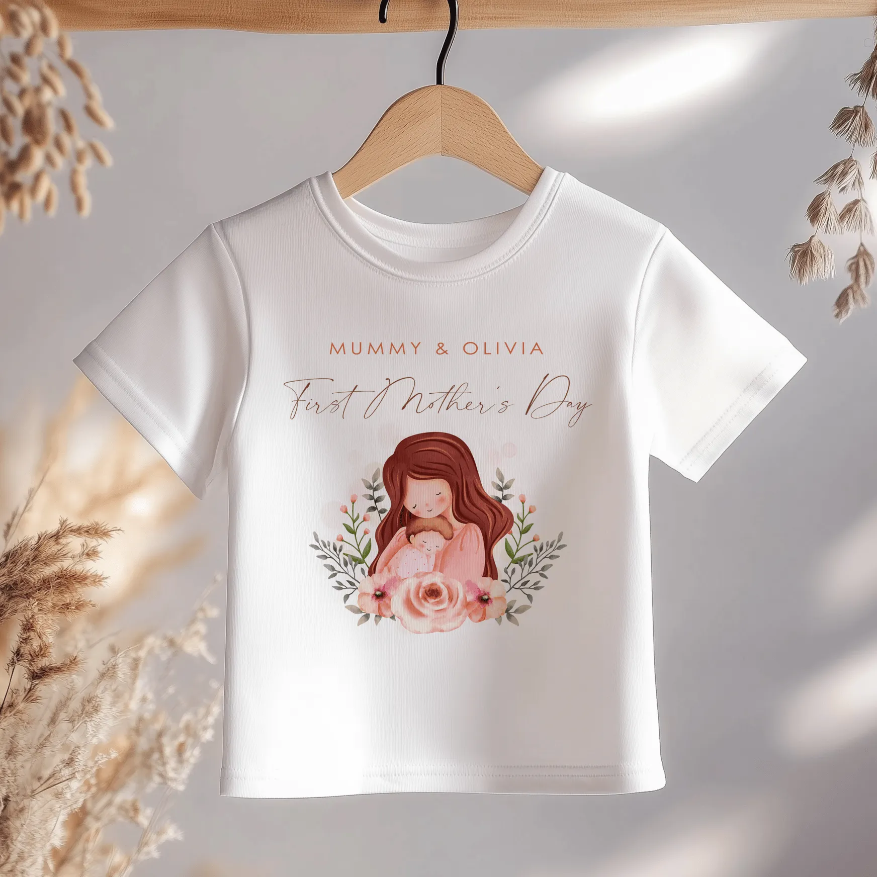 Mother And Baby Personalised Mother's Day Toddler & Kids T Shirt