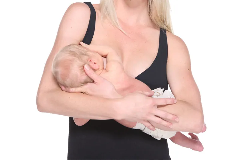 Mother Tucker Compression Nursing Tank Top Black by Belly Bandit