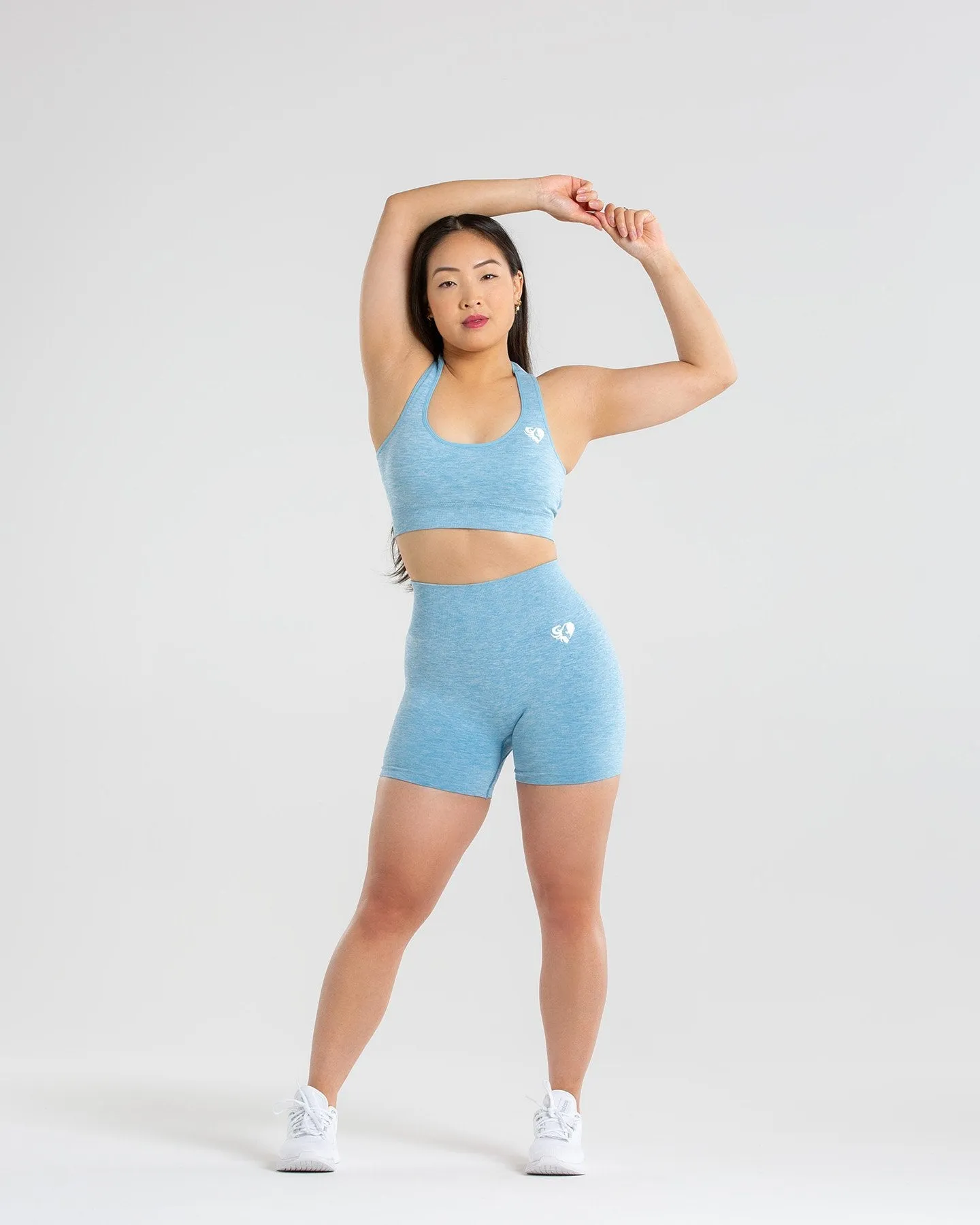 Move Seamless Shorts | Blue Marl