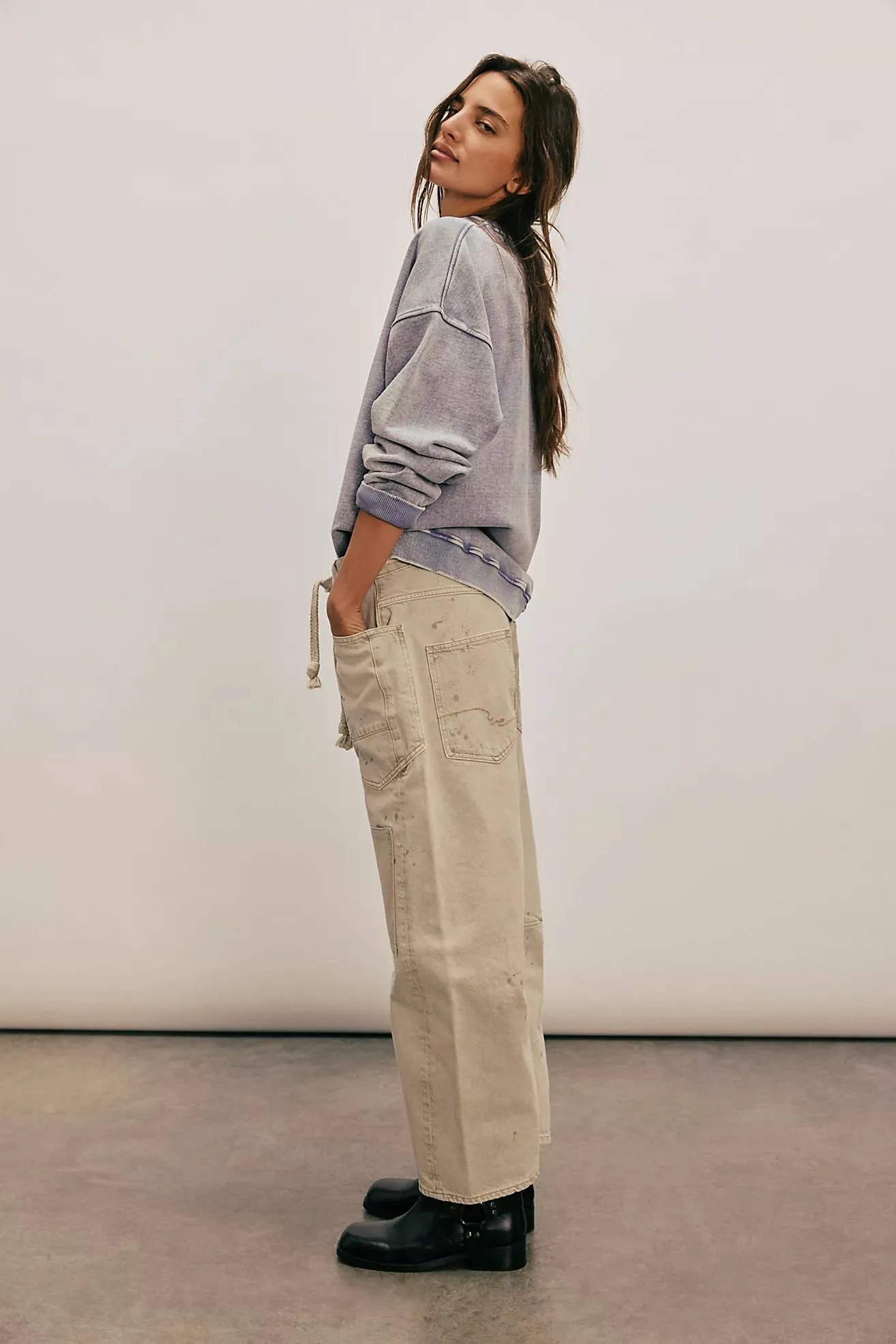 Moxie Pull-On Barrel Jean-Jetty