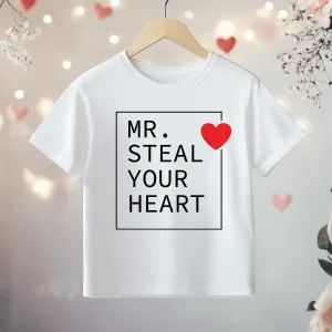 Mr. Steal Your Heart Valentines Toddler & Kids T Shirt